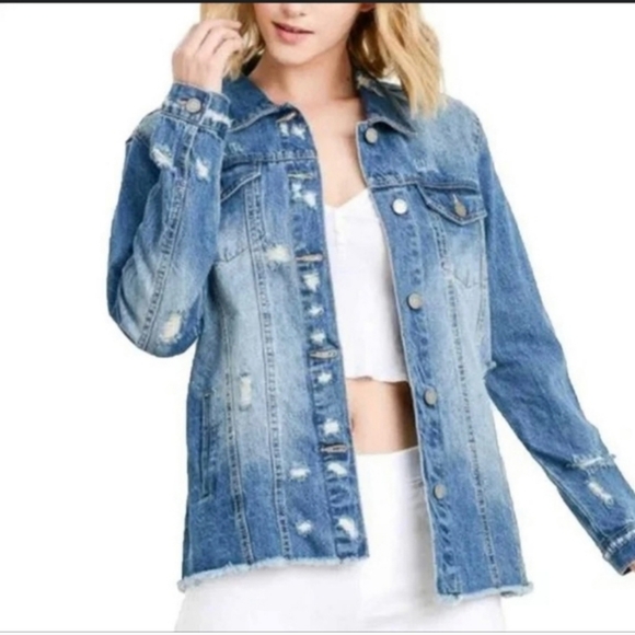 BLACK LABEL DENIM JACKET - Picture 1 of 5